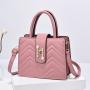 Diamond Lattice Custom Bags Tote Casual Pu Ladies Handbags Women Bag Pure Color Fashion Lady Bag Lock Bolsos CY74326