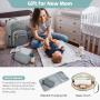 LOVEVOOK Quilted Waterproof Mommy Travel Back Pack with Portable Diaper Pouch Wipeable Changing Pad Baby Diaper Bag Backpacks