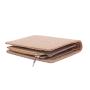 Real Cork Leather Wallet Zipper Around Mini Women Purse With Coin Pouch