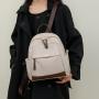 Little Bear Pendant Backpack Women Large Capacity School Bag for Girls Pure Color Ladies Backpack JY220826 Waterproof OEM Daily