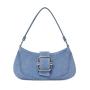 Fully Custom Factory Denim Women Underarm Bags Stylish Lady Hobo Bags Premium Metal Buckle Custom Logo Ladies Shoulder Bags