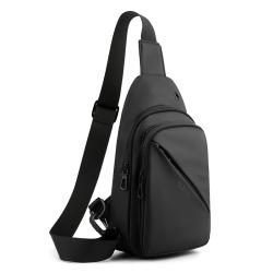 ZR562 Man Chest Bag New Waterproof Shoulder Bag Sports Travel Crossbody  Leisure Solid Color Nylon Business High Quality Bag