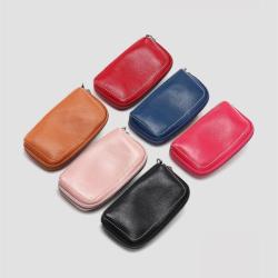 Carteras De Dama Carteira Feminina Latest Genuine Leather Ladies Fashion Fancy Clutch Purse Wrist Card Holder Wallets For Women
