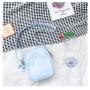 Custom transparent PU pin display messenger shoulder bags crossbody ita bags