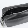 Factory Custom Black Women Pu Leather Crossbody Bag Clutch Purse Handbag With Chain Strap