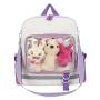 2021 China Manufacturer Custom Low MOQ Fashion Nylon Ita Bags Clear PVC Window Customized Ita Backpack