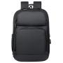 17-Inch Men's Multi-Function Business Travel Backpack Waterproof Large Capacity Backshoulder Computer Bag with USB