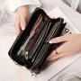 2024 Long Purse PU Leather Wallet Large Capacity Card Holder Zipper Wallets for Women