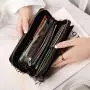 2024 Long Purse PU Leather Wallet Large Capacity Card Holder Zipper Wallets for Women