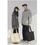 ZR112 Vintage Canvas Large-capacity Portable Shoulder Bag for Men and Women's Travel Bag Work Clothes Wind Tote Bag