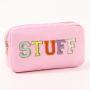 Hot Sale DIY New Products Medium Size Waterproof  Nylon Pouch With Zipper Best Bridesmaid Gifts Women Makeup Bag Organizers