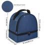 Bento bag large thickened student lunch bag Oxford cloth one shoulder outdoor picnic thermal insulation bag