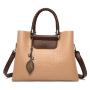 The New Fashionable Woman Handbag Custom The Versatile Silk Scarf Small Square Bag Pleated Embroidery Chain Crossbody Bag