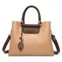 The New Fashionable Woman Handbag Custom The Versatile Silk Scarf Small Square Bag Pleated Embroidery Chain Crossbody Bag