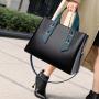 New Trendy PU Leather Women's Crossbody Handbag Fashionable Large Capacity Ladies Purses Zipper Closure Two Portable Handles