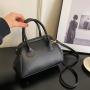 Wholesale 2024 Fashion Lychee Sandwich Bag Advanced Solid Color One Shoulder Crossbody Handbags Ladies Bags Women