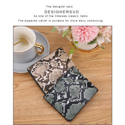 European American Retro Creative Print Men's Short Leather Wallet Waterproof Student Soft Wallet Large Multi-Card Capacity