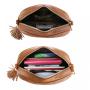 LOVEVOOK Trendy Design Lightweight Quilted Shoulder Purse Vegan Leather with Tassel Quality Crossbody Bags Women