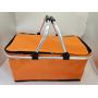 Picnic Basket Portable Insulation Basket Thick Aluminum Lunch Bag Women Family Travel Accessories Food Drink Picnic Basket Totes