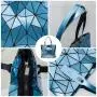 Lovevook 2021 Women Designer Fashion Handbags ladies Luxury Shoulder Bags womens Large luminous geometric Tote bag