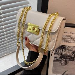 New Design Pu Women Shoulder Bag Pu Square Type Handbags Woman Bags Luxury Hot Sell Lock Bolsa Shoulder Crossbody Bag WF2208027