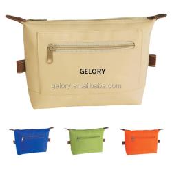 Gelory Wholesale Fashionable China Trendy Microfiber Multi Color Zip Cosmetic Bag,travel Organizer Makeup Bag