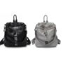 HR658 Women's Popular Backpack New Fashion Soft PU Vintage Rivet Design Shoulder Bag Women's Portable Luxury Mom's Gift Backpack