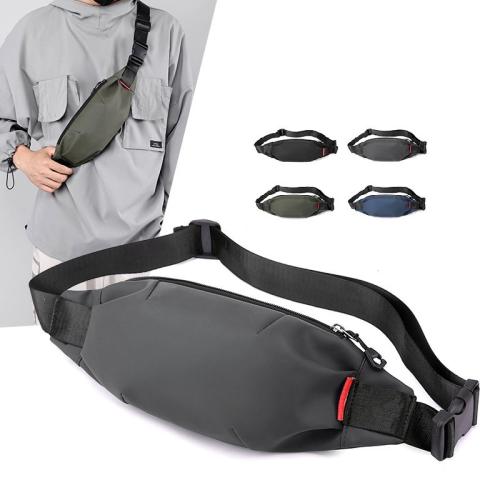 High Quality Custom Simple Solid Color Running Waist Pack Phone Bag Small Sport Zipper Waist Bag