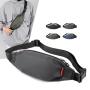 High Quality Custom Simple Solid Color Running Waist Pack Phone Bag Small Sport Zipper Waist Bag