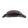 Factory Wholesale Stylish Fashion Leather Fanny Pack Sport Waist Bag Outdoor With Carbon Lined