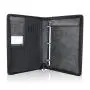 Zippered Padfolio Portfolio Binder Leather Organizer Interview Resume Document Holder Organizer Large Capacity