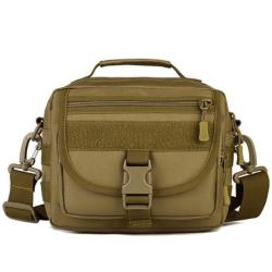 Unisex Small Polyester Zippered Hanging Bag Tactical Outdoor Camping Waist Tool Kit Accessory Pillow-Shaped Mobile Phone Bag