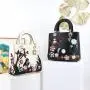high handmade ladies bag designer female bag good quality factory direct sales flowers handbag for women luxury trends bag 25 cm