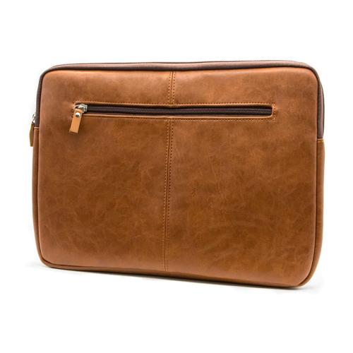 Business gift customized computer bags vintage leather fabric laptop sleeve for 13.3 15.6 inch