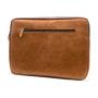 Business gift customized computer bags vintage leather fabric laptop sleeve for 13.3 15.6 inch