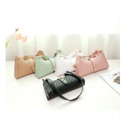 Pu leather zipper armpit bag shoulder crossbody bags for women 2024 ladies handbag female factory wholesale hobo bag