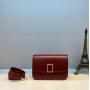 2021 Fashion Cowhide New Trendy Influencer Star Shoulder Bag Small Square Messenger Bag Female Shopping Daily Used Underarm Bag