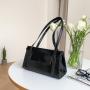 Wholesale New Designer Shoulder Bag Niche High-End Color Contrast Stitching Handbag Color Contrast Underarm Hand Bag for Women