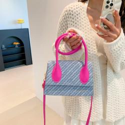 KBW711 Women Bag New Versatile Fashion One Shoulder Crossbody Bag Ladies Advanced Texture PU Handbag Square Bag