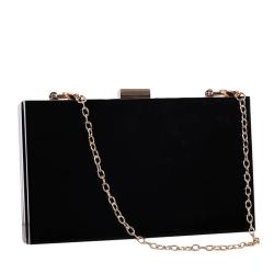 HR253 Luxury Women's Transparent Acrylic Bag Chain Crossbody Mobile Phone Box Small Square Bag Ladies Dinner Handheld Clutch Bag