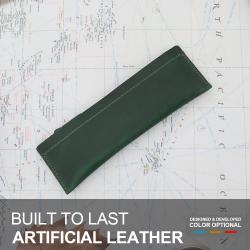 Leather Pen Case Pen Organizer Leather Pen Case Holder for Single Fountain Bag Individual Small Pencil Case