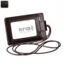 Hot sale RFID genuine leather clip for man and women ID card holders with hanging leather card holders wallets holder