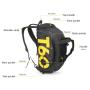 Customized Multi-function Gym Tote Bag Backpack Black Waterproof Football Training Sports Duffle Travel Bag for Men