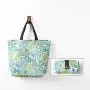 ZF018  Printed with Customized Logo New Shopping Bag Eco-friendly Oxford Cloth Handbag Waterproof Folding Portable Tote Bag