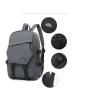 KBW477 Schoolbag Unisex New College Students Shoulder Backpack Fashion Good Quality PU Trend Out Travel Backpack