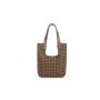 New Simple Hollow-Out Tote Bag Large Capacity New Fashion Tote Bag Everything Fashion Day Woven Tote Women'S Bag