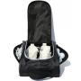 Gelory OEM Custom Logo Travel Golf Shoe Bag Outdoor Zippered Carrier Shoe Bags with Ventilation 3 External Pockets for Golf Accessories