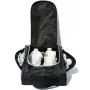 Gelory OEM Custom Logo Travel Golf Shoe Bag Outdoor Zippered Carrier Shoe Bags with Ventilation 3 External Pockets for Golf Accessories