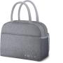 Gelory Reusable Leakproof Thermal Bento Lunch Box Storage Bag Tote Insulated Cooler Lunch Bag For Camping