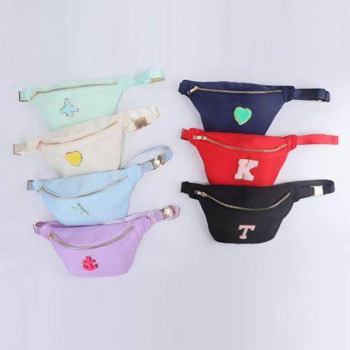 Keymay Multiple Color Stock Vacation Waterproof Nylon Belt Waist Bag Crossbody Purse Fanny Pack Custom